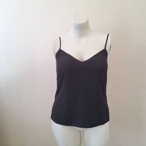 Kobi Halperin 100% Silk Cami Top Size L Black New